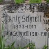 Schnell Friedrich 1873-1917 Grabstein
